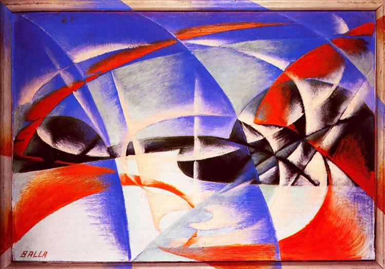  Giacomo Balla Date: 1913; Italy Style: Futurism Genre: abstract Media: oil, canvas 